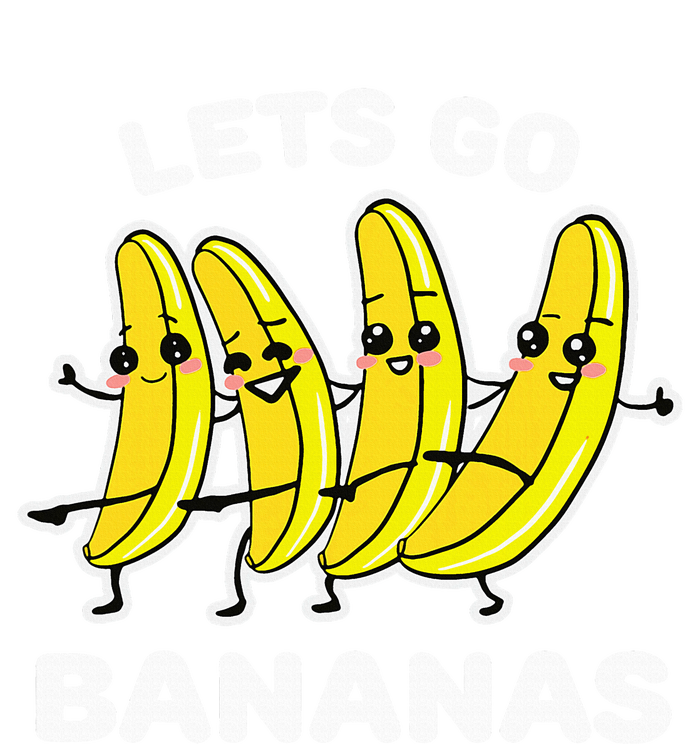 Lets Go Bananas Funny Fruit Pun Banana T-Shirt