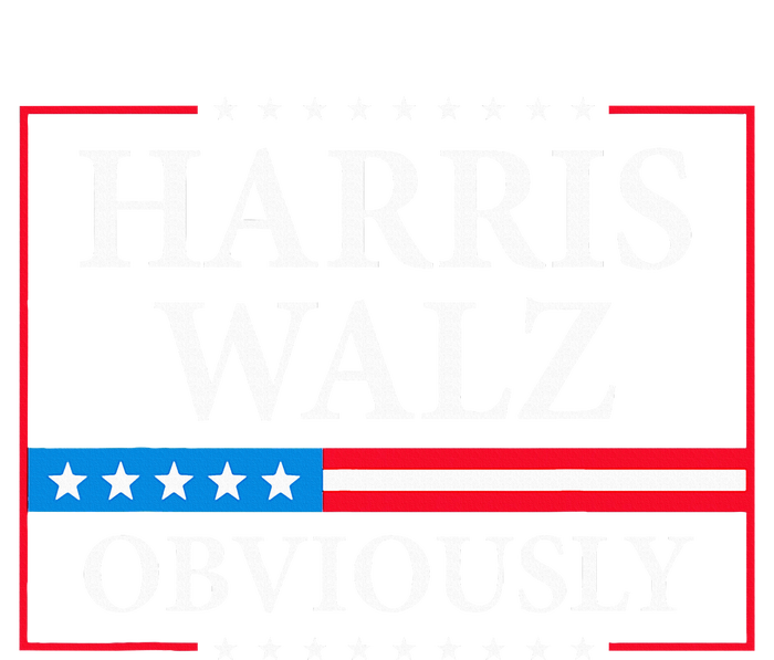 Obviously Kamala Harris Tim Walz 2024 Womens Cotton Relaxed Long Sleeve T-Shirt