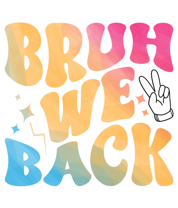 Groovy Back To School Bruh We Back School Secretary Tank Top