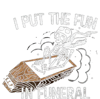 I Put The Fun In Funeral Skeleton Legacy Cool Fit Booney Bucket Hat