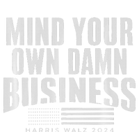 Walz Mind Your Own Damn Business Harris Waltz Premium Tie-Dye Long Sleeve Shirt