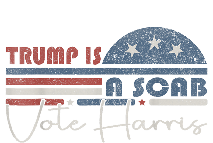 Trump Is A Scab Vote Kamala Harris 2024 Grommeted Golf Towel