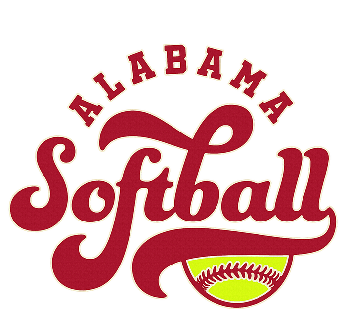 Alabama Softball Vintage Team Retro Softball Fan T-Shirt