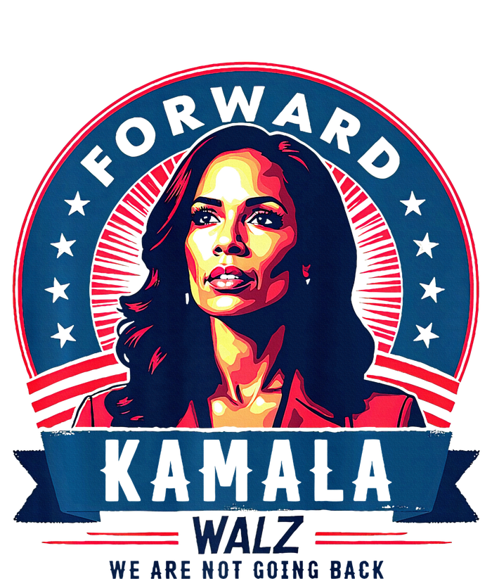 Forward Kamala Harris Walz WeRe Not Going Back 2024 T-Shirt