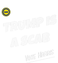 Trump Is A Scab Vote Kamala Harris Funny Uaw Union Premium Valucap Bio-Washed Visor