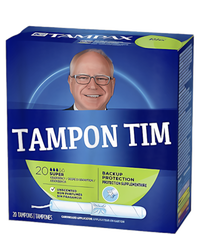 Tampontim Tampon Tim Funny Kamalas Vice President Tim Walz Womens California Wash Sweatshirt