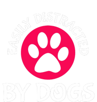 Easily Distracted By Dogs Ladies Long Sleeve Shirt