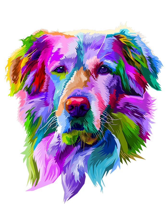 Golden Retriever Pop Art Portrait For Dog Owners T-Shirt