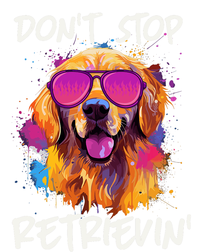 Don’T Stop Retrievin Golden Retriever Dog Goldie Mom Funny Coaster