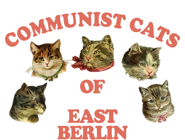 Communist Cats Of East Berlin Hooded Wearable Blanket