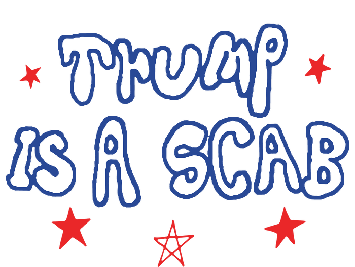 Trump Is A Scab Funny Vote Harris Uaw Ugly Style Bumper Sticker