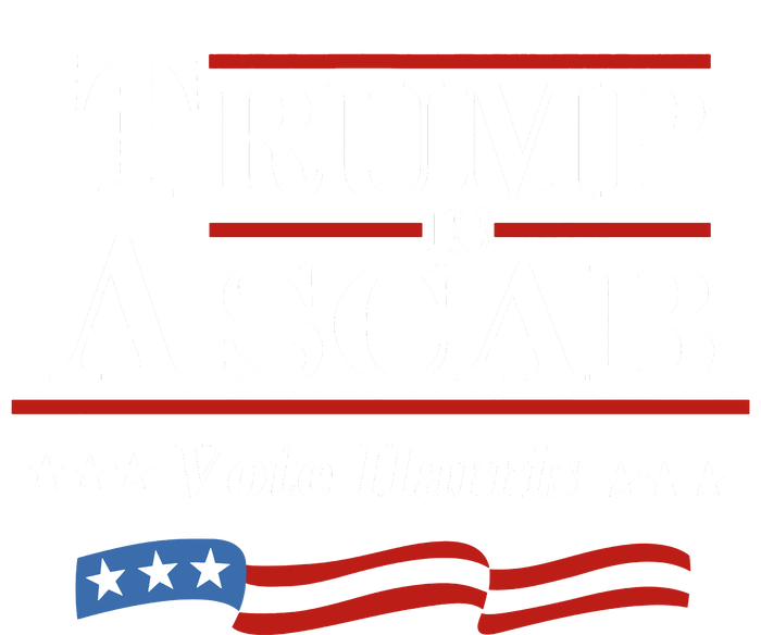 Trump A Scab Vote Harris Uaw Meme Funny Pajama Set