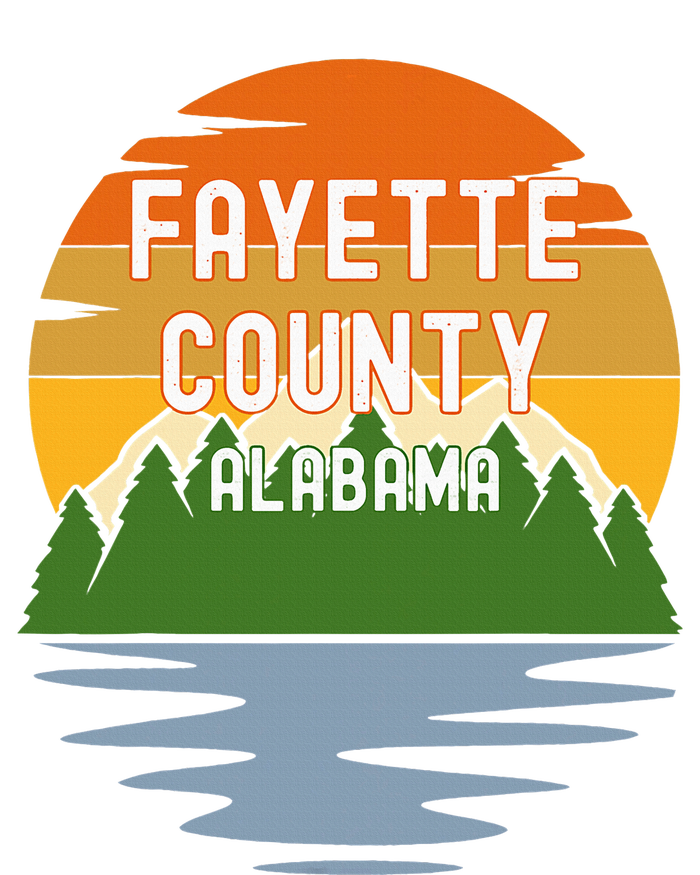 From Fayette County Alabama Vintage Sunset Tie-Dye T-Shirt