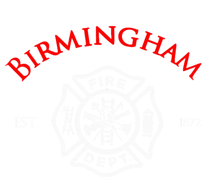 City Of Birmingham Fire Rescue Alabama Firefighter Cooling Performance Crew T-Shirt