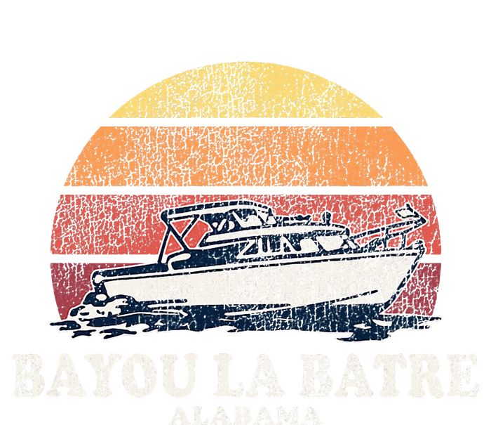 Bayou La Batre Al Vintage Boating 70s Retro Boat T-Shirt