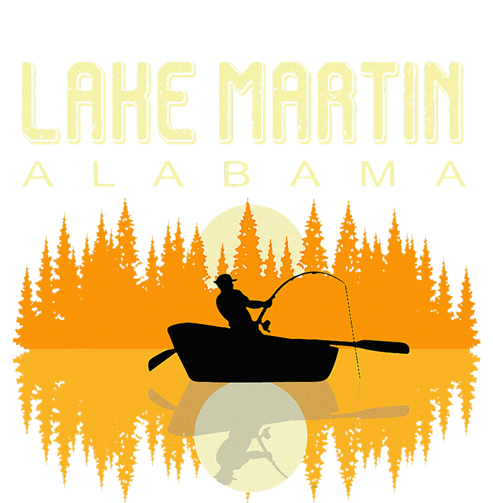 Lake Martin Alabama Usa Life And Fishing 80s Retro Gift T-Shirt