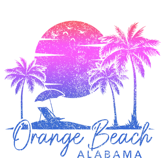 Orange Beach Alabama Surf Vintage Sunset Surfer Retro Sweatshirt