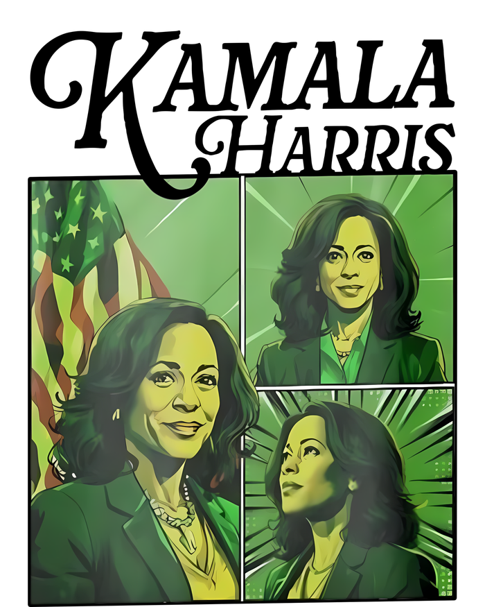 Kamala Harris 24 For The People Green T-Shirt