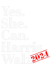 Yes She Can Harris Walz 2024 Premium Ladies Essential Tank