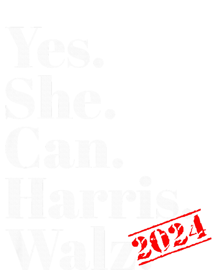 Yes She Can Harris Walz 2024 Premium Ladies Essential Tank