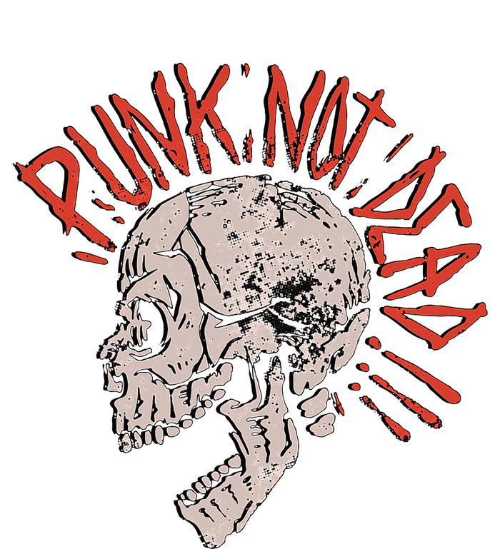 Punks Not Dead Vintage Grunge Punk Is Not Dead Rock Bumper Sticker