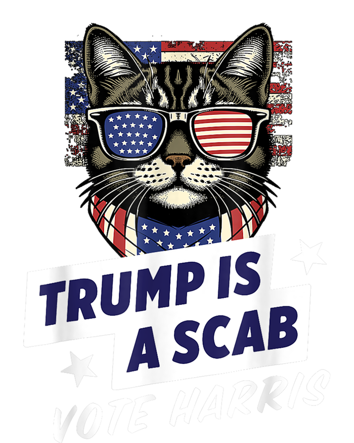 Trump Is A Scab Vote Harris 2024 T-Shirt