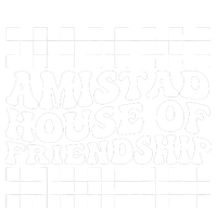 Amistad House Of Friendship Red Retro Groovy Social Amistad Sweatshirt