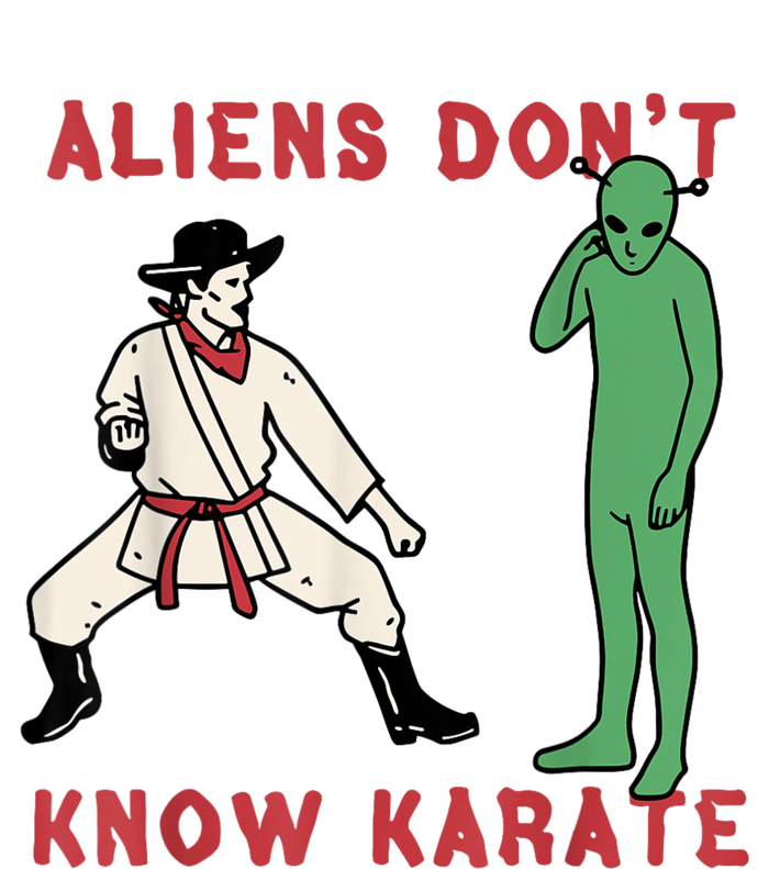 Aliens Dont Know Karate Women's Pullover Hoodie