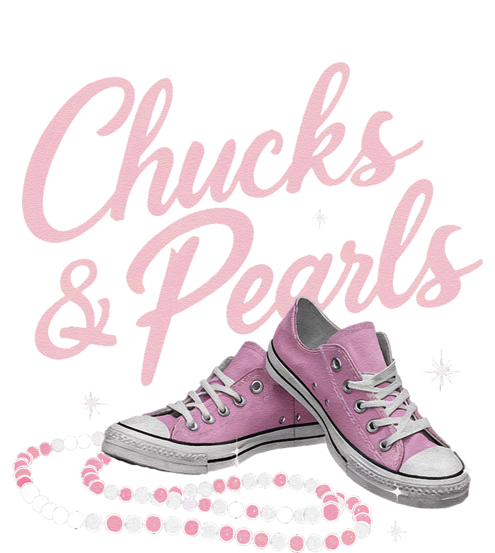 Chucks And Pearls 2024 Kamala Harris For President 47th Tall T-Shirt