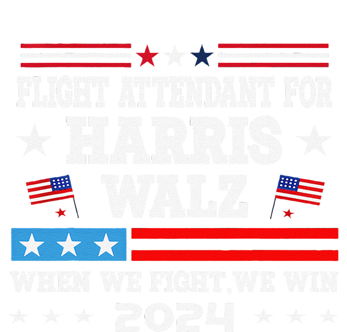 Flight Attendant For Harris Walz 2024 Vote President Kamala Ladies Essential Tank