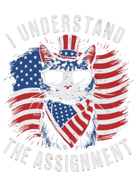 I Understand The Assignment Kamala Harris Walz 2024 Cute Cat Bumper Sticker