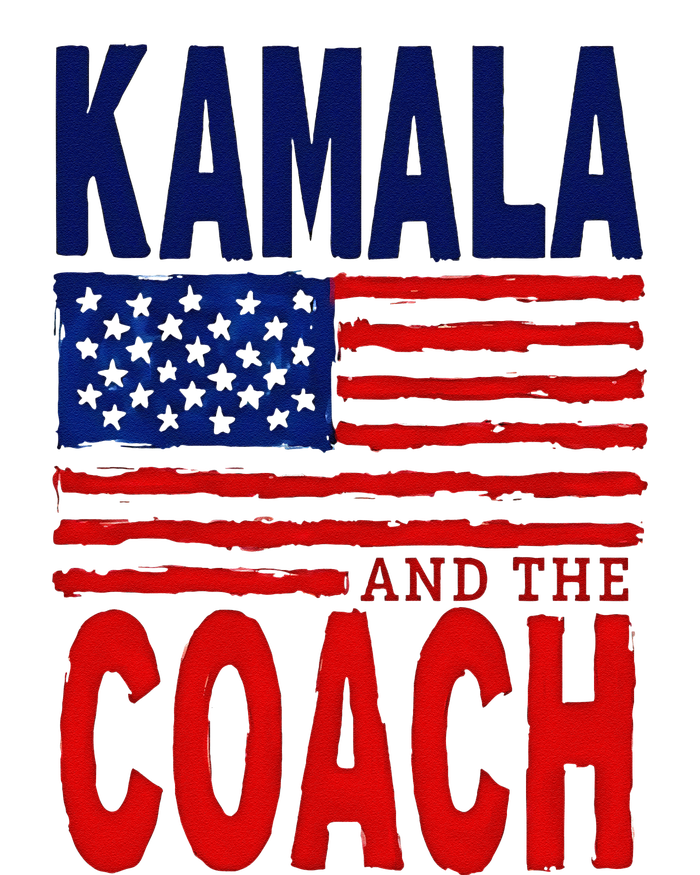 Kamala And The Coach 2024 Election Kamala Harris Tim Walz Cooling Performance Long Sleeve Crew