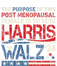 The Purpose Fotr This Post Menopausal Female Harris Walz 24 Flexfit Unipanel Trucker Cap