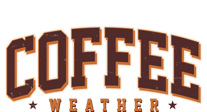 Sporty Coffee Weather Coffee Lover Fall Autumn Fan T-Shirt