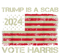 Trump Is A Scab Vote Harris Waltz New Way Move Forward Flag T-Shirt