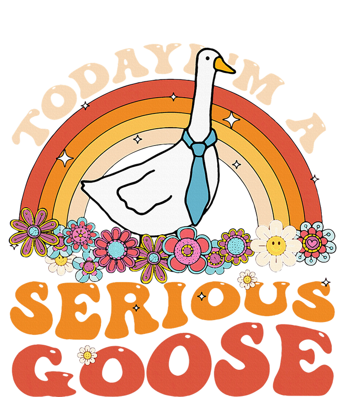 Funny Geese Quote Today IM A Serious Goose Women Cool T-Shirt