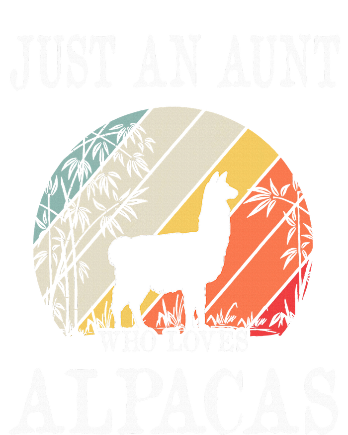 Just An Aunt Who Loves Alpacas Tie Dye Hoodie