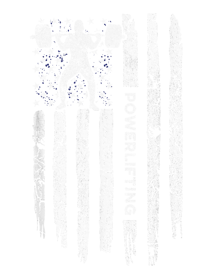 Patriotic Power Lifter Gym Funny American Flag Powerlifting T-Shirt