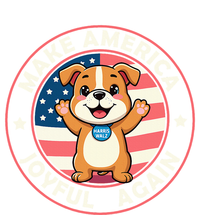 Make America Joyful Again Harris Wall 2024 Childless Dog Long Sleeve Pajama Set