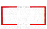 Funny Political Say No To Commie La Vote Trump Vance 2024 Women's Crop Top Tee