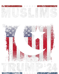 Muslims For Trump 2024 Donald Trump 2024 Elections Usa Flag Premium Women's Strappy Tank