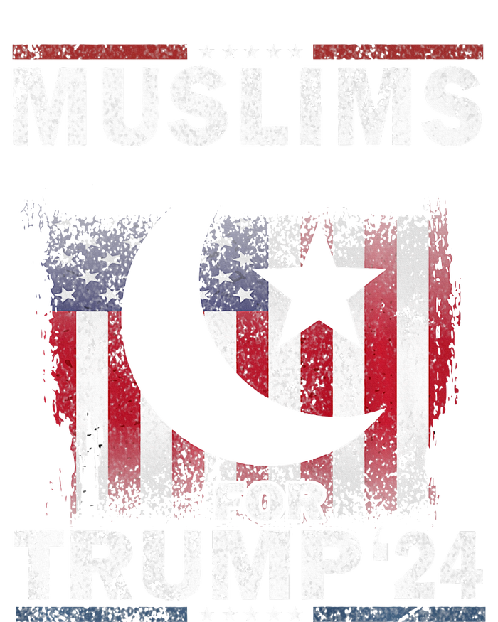 Muslims For Trump 2024 Donald Trump 2024 Elections Usa Flag Premium Women's Strappy Tank