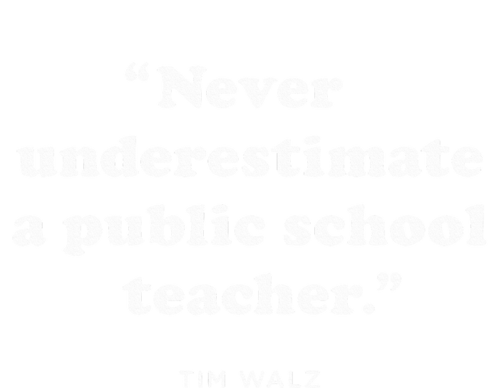 Never Underestimate A Public School Teacher Coach Quote Women's V-Neck T-Shirt