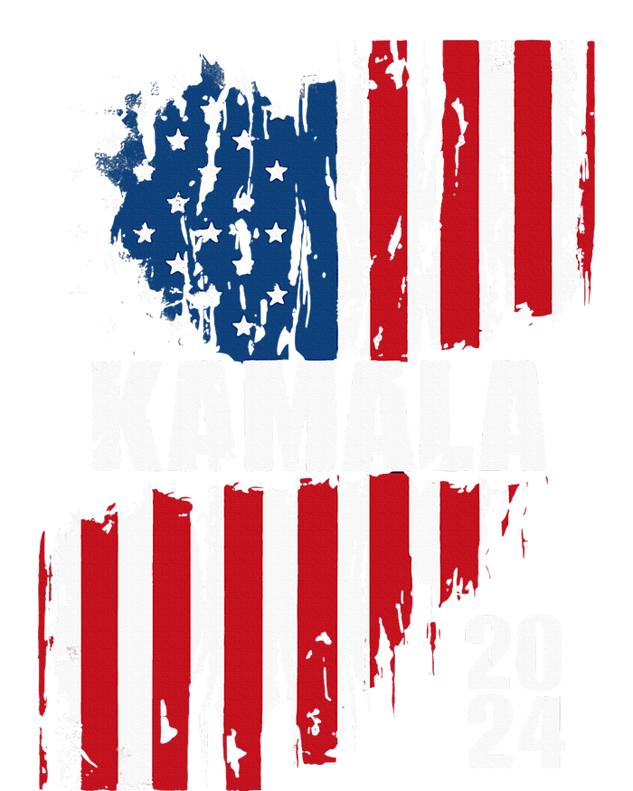 Kamala Harris 2024 For President Campaign Us Flag Vintage T-Shirt