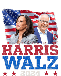 Harris Walz President Election 2024 Kamala Harris Tim Walz America Flag Design T-Shirt