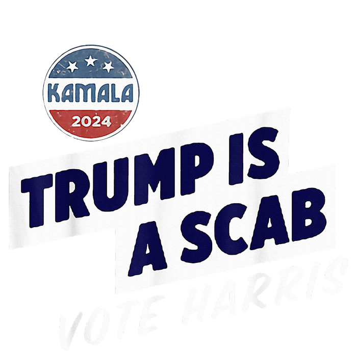 Trump Is A Scab Vote Kamala Harris Kids Long Sleeve Shirt