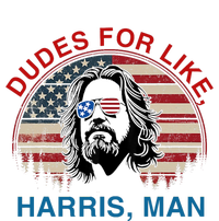 Dudes For Like Harris Man White Dude For Kamala Harris 2024 Women's Racerback Tank