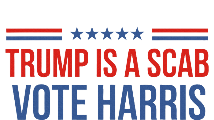 Trump Is A Scab Vote Harris 2024 Softstyle Adult Sport Polo