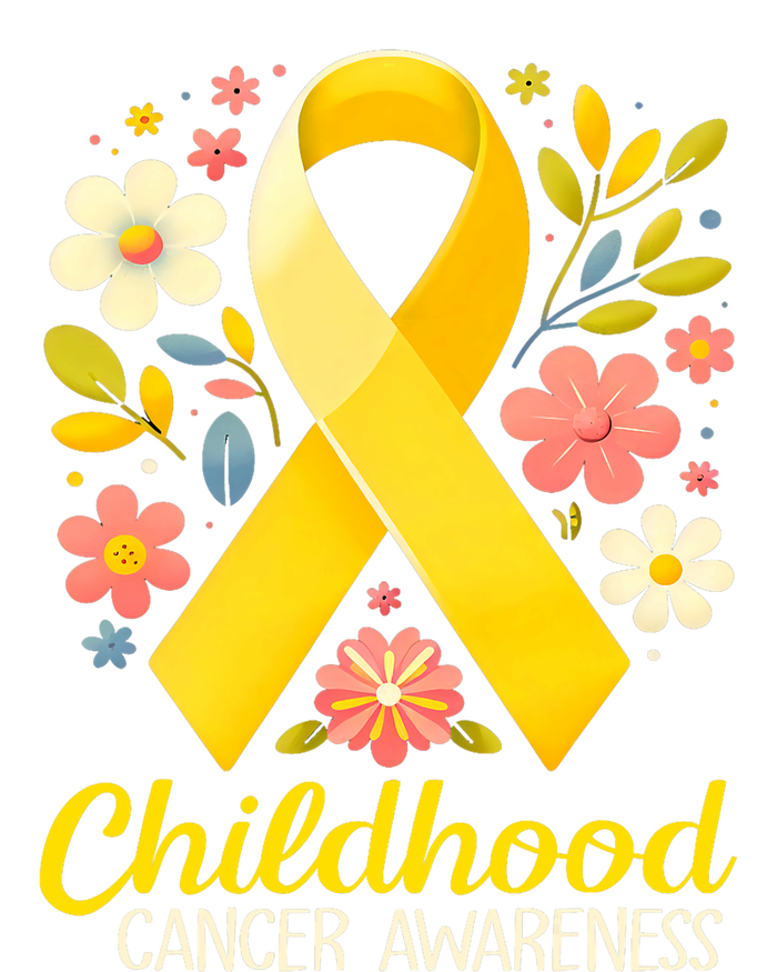 Gold Ribbon Childhood Cancer Awareness Womens California Wash Sweatshirt