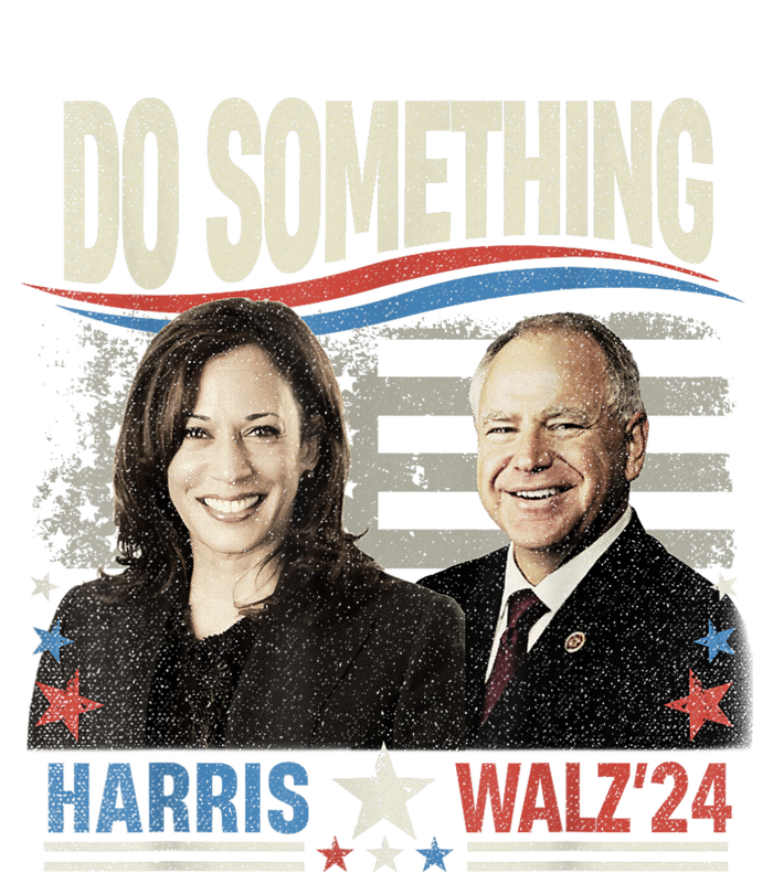 Do Something Kamala Harris Walz 2024 President Campaign Sustainable Bucket Hat